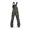 Volcom Boys’ Youth Barkley Bib Overall Snowboard Pant(Cloudwash Camo S4)
