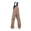Volcom Boys’ Youth Barkley Bib Overall Snowboard Pant(Coffee)