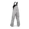 Volcom Boys’ Youth Barkley Bib Overall Snowboard Pant(Heather Grey)