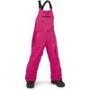 Volcom Boys’ Youth Barkley Bib Overall Snowboard Pant(Magenta)