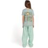 Volcom Girls’ Last Party Short Sleeve Tee(Sea Spray)