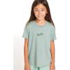 Volcom Girls’ Last Party Short Sleeve Tee(Sea Spray)