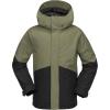 Volcom Boys’ Vernon Insulated Snowboard Winter Jacket(Ivy)