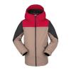 Volcom Boys’ Vernon Insulated Snowboard Winter Jacket(Red)