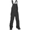 Volcom Boys’ Youth Barkley Bib Overall Snowboard Pant(Black S5)
