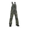 Volcom Boys’ Youth Barkley Bib Overall Snowboard Pant(Cloudwash Camo S4)