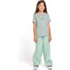 Volcom Girls’ Last Party Short Sleeve Tee(Sea Spray)