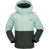 Volcom Girls’ Sass’n’fras Insulated Snowboard Ski Jacket(Agave S5)