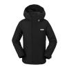 Volcom Girls’ Sass’n’fras Insulated Snowboard Ski Jacket(Black S4)