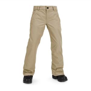 Volcom Boys’ Freakin Chino Youth Insulated Snowboard Ski Pant(Dark Khaki S4)