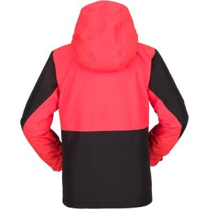 Volcom Boys’ Vernon Insulated Snowboard Winter Jacket(Orange Shock S3)