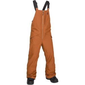 Volcom Boys’ Youth Barkley Bib Overall Snowboard Pant(Caramel S5)