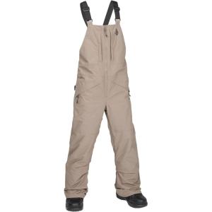Volcom Boys’ Youth Barkley Bib Overall Snowboard Pant(Chestnut Brown)