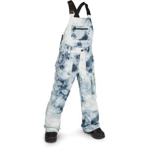 Volcom Boys’ Youth Barkley Bib Overall Snowboard Pant(Storm Tie-dye S3)