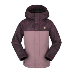 Volcom Girls’ Sass’n’fras Insulated Snowboard Ski Jacket(Acid Merlot)