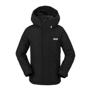 Volcom Girls’ Sass’n’fras Insulated Snowboard Ski Jacket(Black S4)