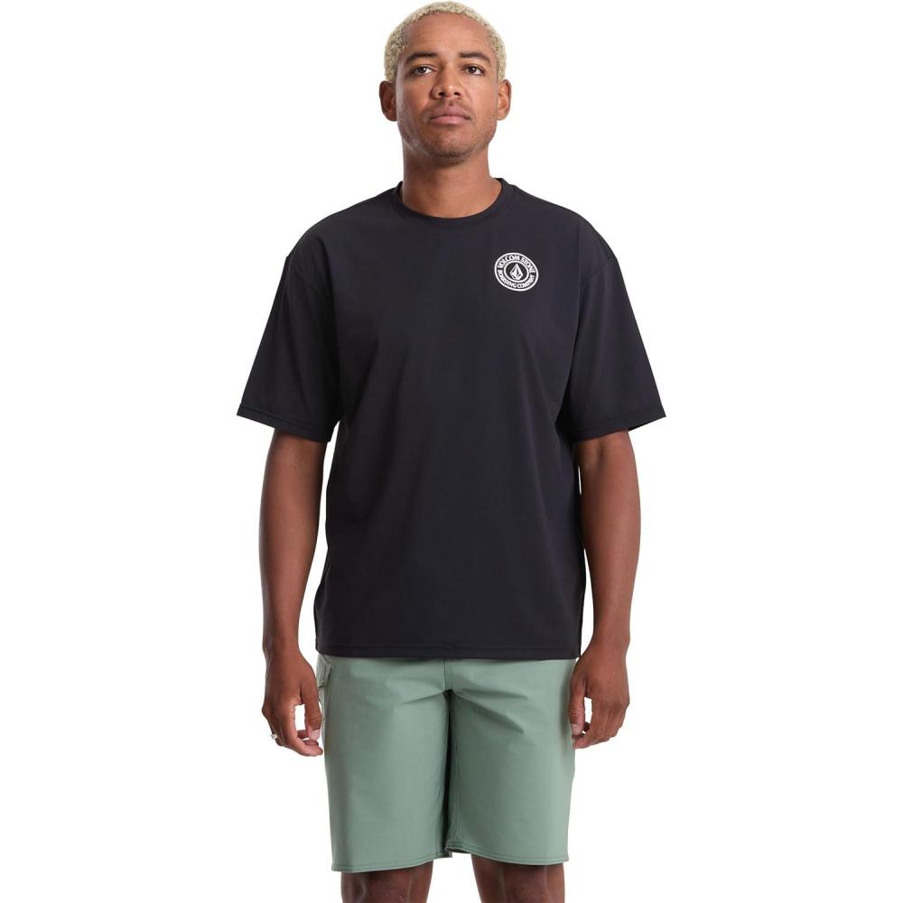 image:imageVolcom Mens Deadly Stones Short Sleeve UPF 30 RashguardAnthracite