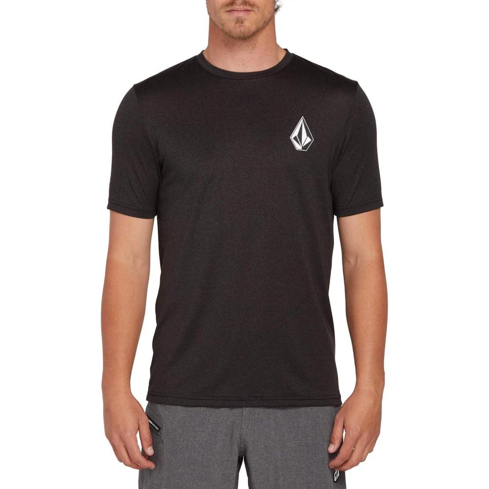 image:imageVolcom Mens Deadly Stones Short Sleeve UPF 30 RashguardMidnight