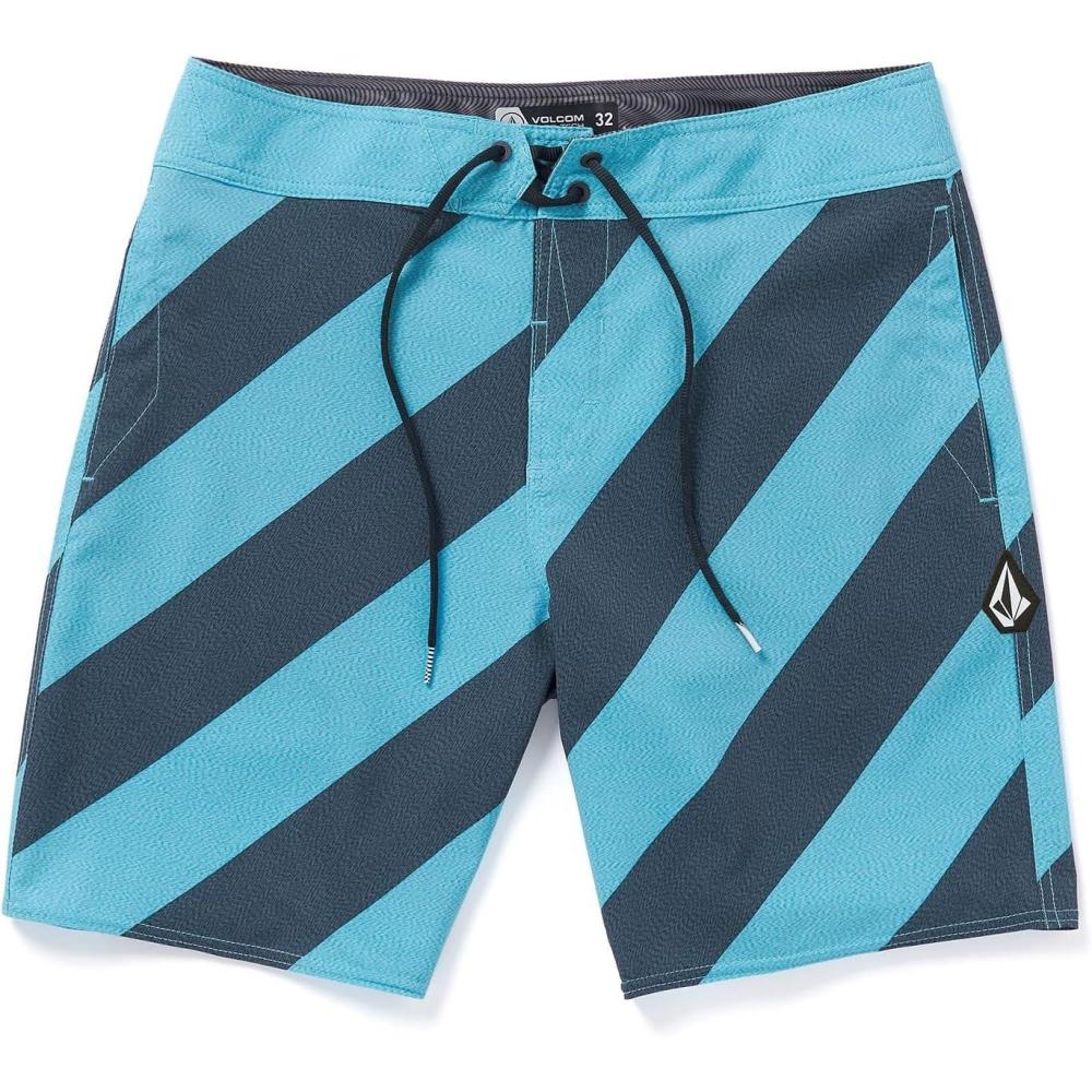 image:imageVolcom Mens Modtech 19 Boardshorts 4Way Stretch Performance Swim Trunks with Cinch Fly and Back PocketTidal