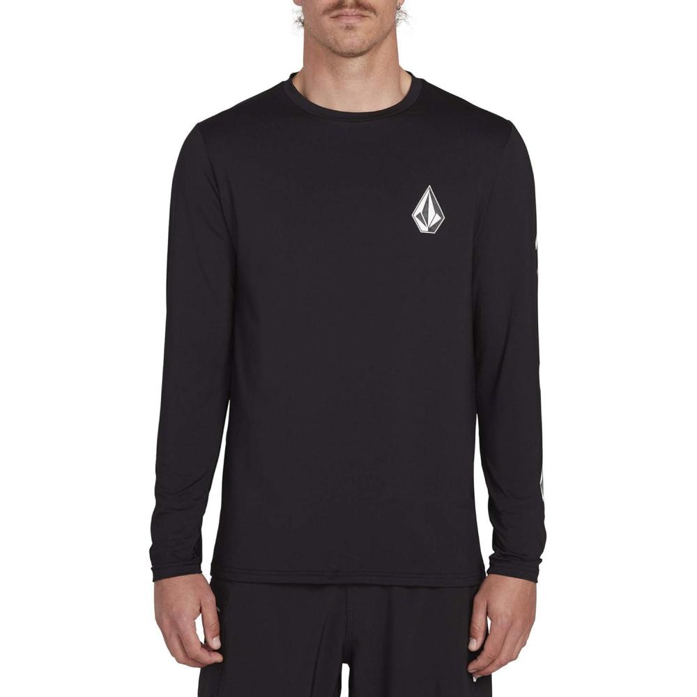 image:imageVolcom Mens Standard Taunt UPF 50 Long Sleeve Loose Fit RashguardJet