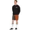 Volcom Men’s 18″ Boardshorts – Stretch Swim Trunks with Drawstring Waist and Back Flap Pocket(Rinsed Black)