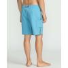 Volcom Men’s 18″ Boardshorts – Stretch Swim Trunks with Drawstring Waist and Back Flap Pocket(Used Blue)
