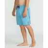Volcom Men’s 18″ Boardshorts – Stretch Swim Trunks with Drawstring Waist and Back Flap Pocket(Used Blue)