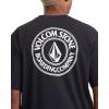 Volcom Men’s Deadly Stones Short Sleeve UPF 30+ Rashguard(Anthracite)