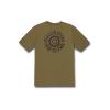 Volcom Men’s Deadly Stones Short Sleeve UPF 30+ Rashguard(Military Green)