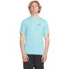 Volcom Men’s Deadly Stones Short Sleeve UPF 30+ Rashguard(Resin Blue Modstone)