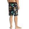 Volcom Men’s Mod-tech 19″ Boardshorts – 4-Way Stretch Performance Swim Trunks with Cinch Fly and Back Pocket(Black Green)