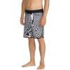 Volcom Men’s Mod-tech 19″ Boardshorts – 4-Way Stretch Performance Swim Trunks with Cinch Fly and Back Pocket(White Black)