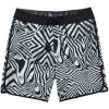 Volcom Men’s Mod-tech 19″ Boardshorts – 4-Way Stretch Performance Swim Trunks with Cinch Fly and Back Pocket(White Black)