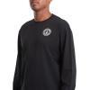 Volcom Men’s Standard Taunt UPF 50+ Long Sleeve Loose Fit Rashguard(Onyx-black)