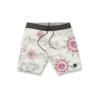 Volcom Men’s 18″ Boardshorts – Stretch Swim Trunks with Drawstring Waist and Back Flap Pocket(Coconut)