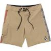 Volcom Men’s 18″ Boardshorts – Stretch Swim Trunks with Drawstring Waist and Back Flap Pocket(Khaki)