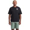 Volcom Men’s Deadly Stones Short Sleeve UPF 30+ Rashguard(Anthracite)