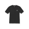 Volcom Men’s Deadly Stones Short Sleeve UPF 30+ Rashguard(Black Out)