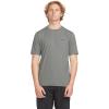 Volcom Men’s Deadly Stones Short Sleeve UPF 30+ Rashguard(Heather Grey Modstone)