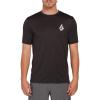 Volcom Men’s Deadly Stones Short Sleeve UPF 30+ Rashguard(Midnight)