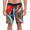 Volcom Men’s Mod-tech 19″ Boardshorts – 4-Way Stretch Performance Swim Trunks with Cinch Fly and Back Pocket(M-red)