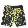 Volcom Men’s Mod-tech 19″ Boardshorts – 4-Way Stretch Performance Swim Trunks with Cinch Fly and Back Pocket(Neon)