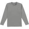 Volcom Men’s Standard Taunt UPF 50+ Long Sleeve Loose Fit Rashguard(Grey Pistol)