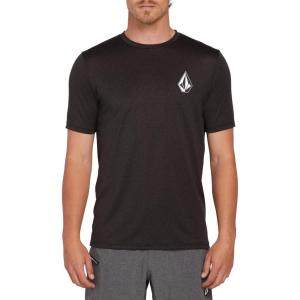 Volcom Men’s Deadly Stones Short Sleeve UPF 30+ Rashguard(Midnight)