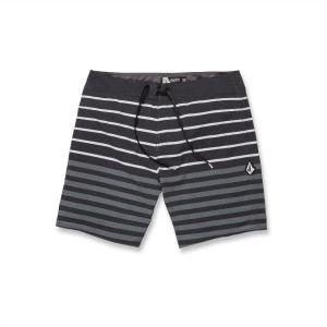 Volcom Men’s Mod-tech 19″ Boardshorts – 4-Way Stretch Performance Swim Trunks with Cinch Fly and Back Pocket(Caviar)