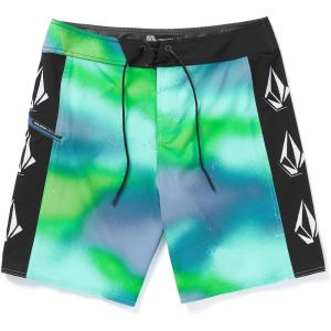 Volcom Men’s Mod-tech 19″ Boardshorts – 4-Way Stretch Performance Swim Trunks with Cinch Fly and Back Pocket(Lime)