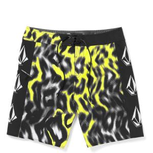 Volcom Men’s Mod-tech 19″ Boardshorts – 4-Way Stretch Performance Swim Trunks with Cinch Fly and Back Pocket(Neon)