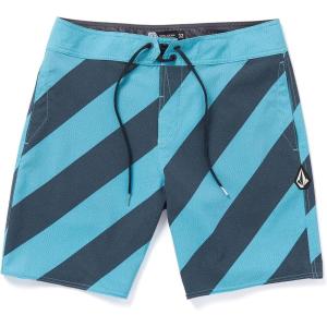 Volcom Men’s Mod-tech 19″ Boardshorts – 4-Way Stretch Performance Swim Trunks with Cinch Fly and Back Pocket(Tidal)