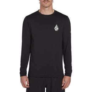 Volcom Men’s Standard Taunt UPF 50+ Long Sleeve Loose Fit Rashguard(Jet)