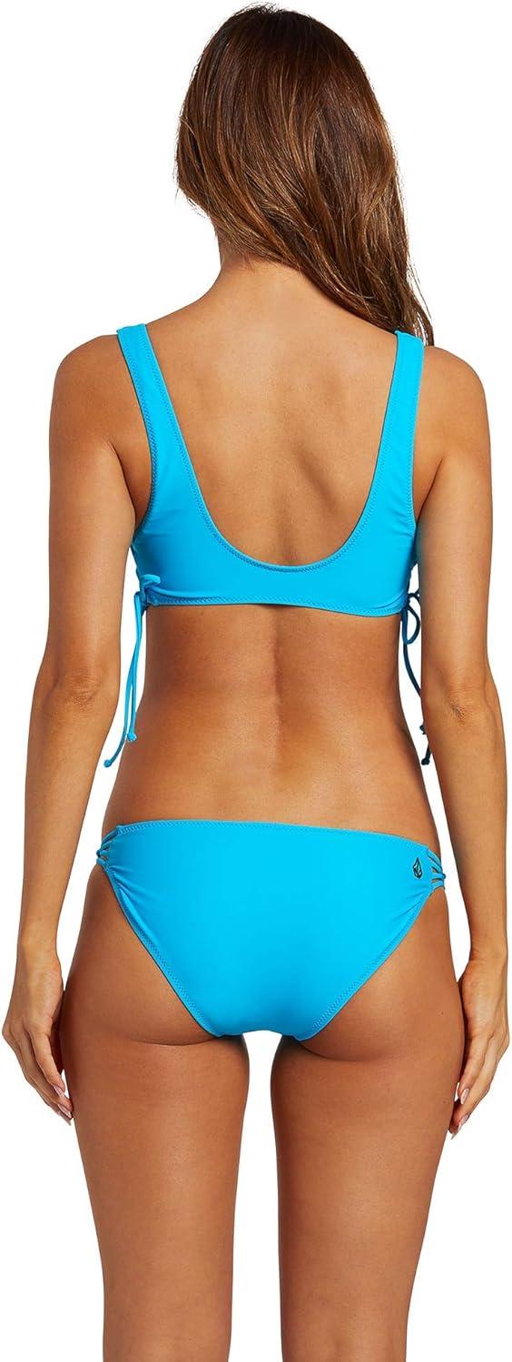 image:imageVolcom Womens Simply Seemless V Neck Swimsuit Bikini TopOcean